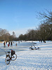 Vondelpark Amsterdam Snow