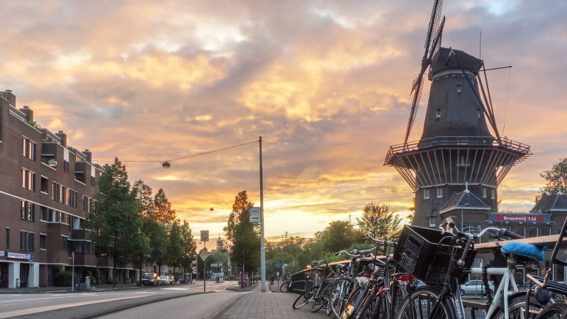 Windmühle der Stadt Amsterdam