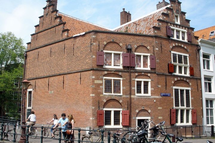 Architecture de la maison de canal d'Amsterdam