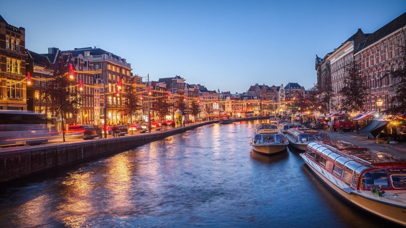 Amsterdams Touristische Attraktionen Und Sehenswürdigkeiten